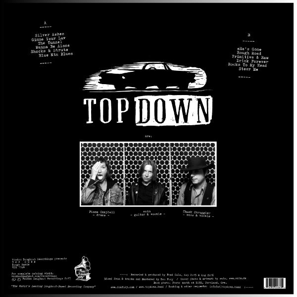 Top Down | Rough Roads -- Album Cover Reverse